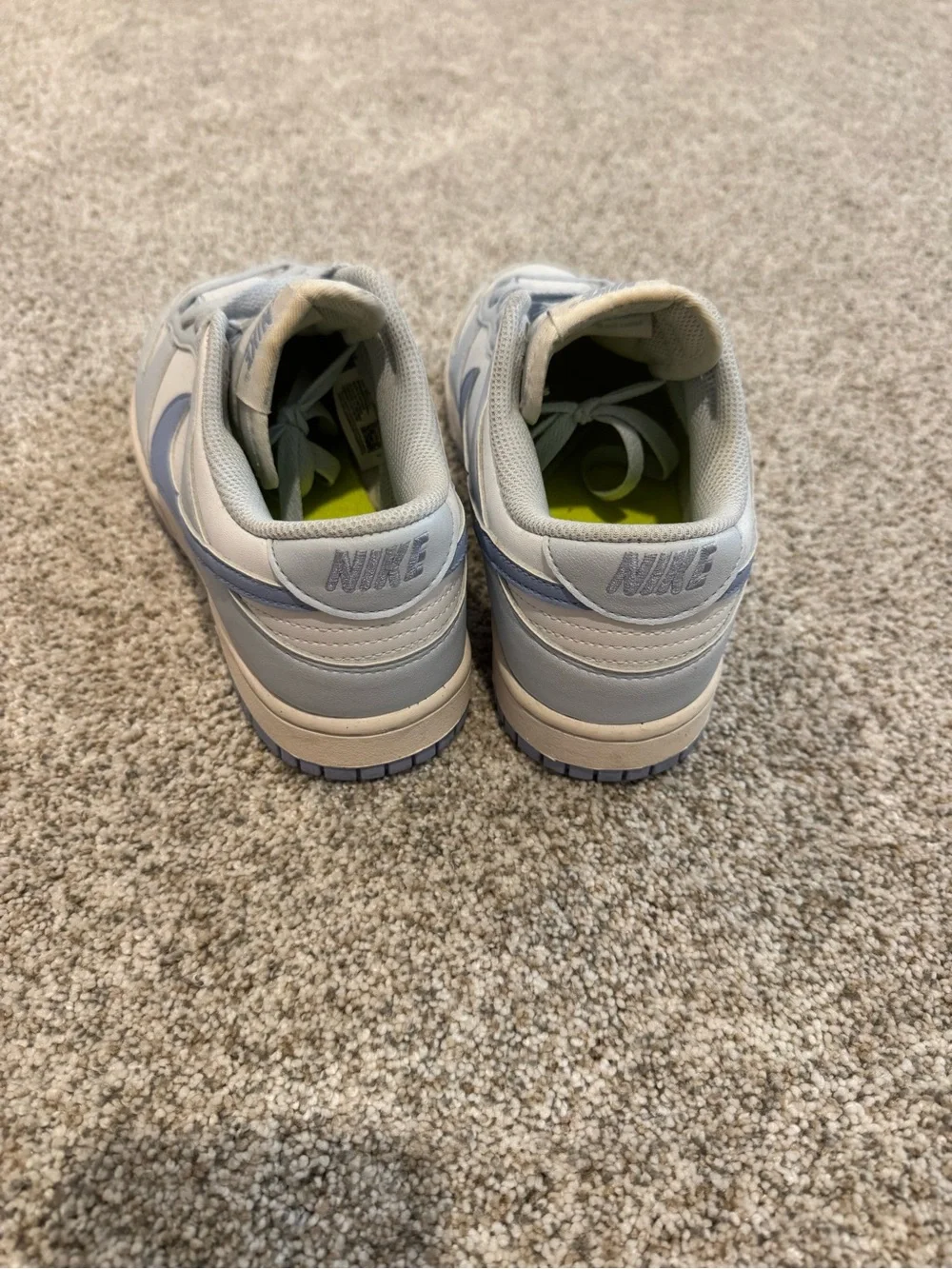 Nike dunk low next nature blue tint (worn twice)